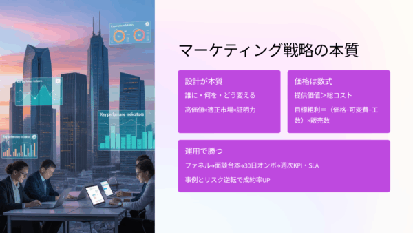 高額商品の作り方と価格設計：提供価値＞総コストを数式で証明する完全ガイド