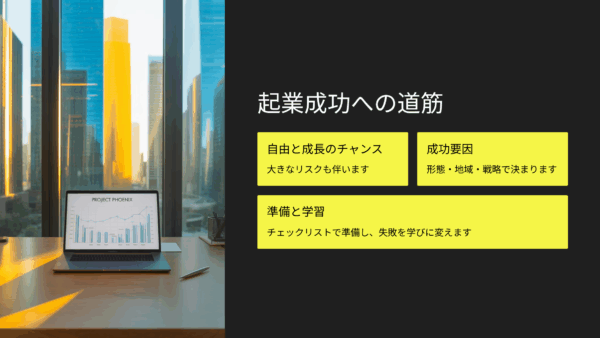 起業のメリット・デメリット徹底解説｜リスクと成功の実例から学ぶ起業の始め方